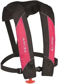 ABSOLUTE OUTDOOR Onyx A/M-24 Automatic/Manual Inflatable Life Jacket