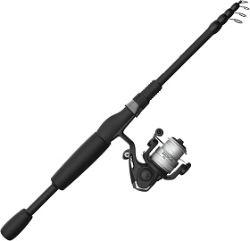 Zebco 33 Spinning Reel And Telescopic Rod Combo