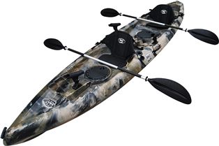 Useful UH-TK181 12.5 foot Sit On Top Tandem Fishing Kayak