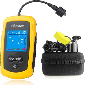 Venterior Portable Wired Fish Finder LCD